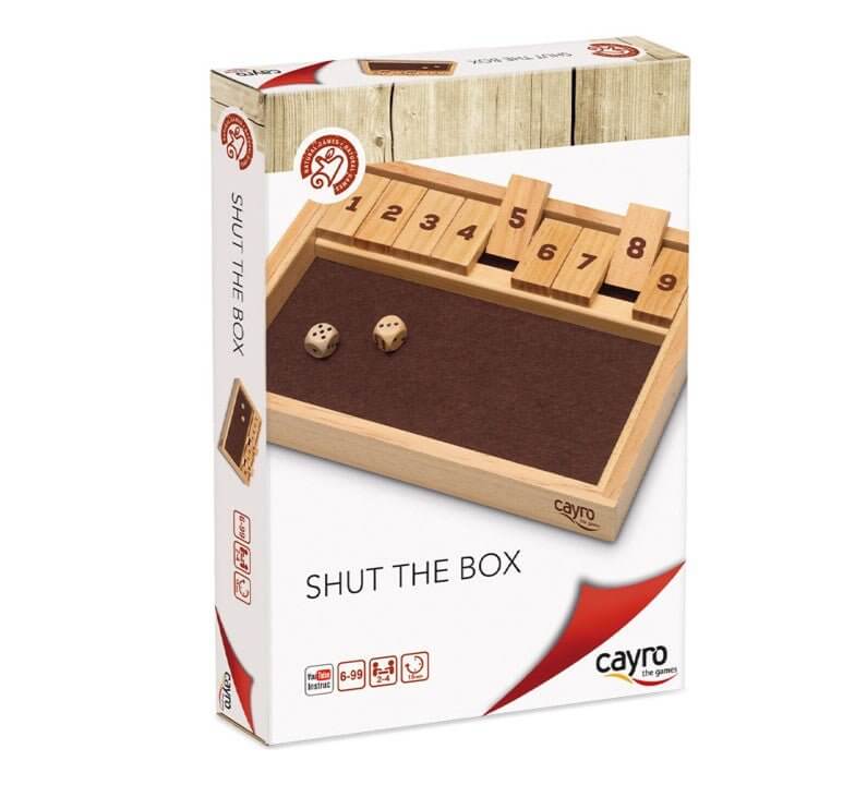 Shut The Box - Juego de mesa - Cayro - Desde 6 años