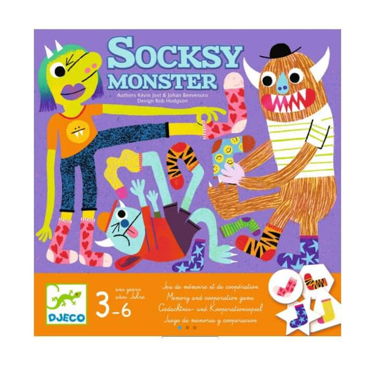 Socksy Monster - Juego de mesa desde los 3 años - Mi Juego Bonito