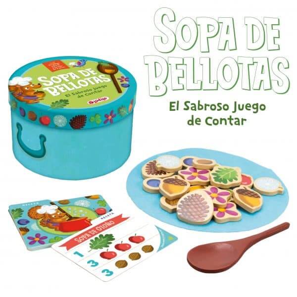 Sopa de Bellotas - Juego de mesa - Ludilo - Desde 2 años