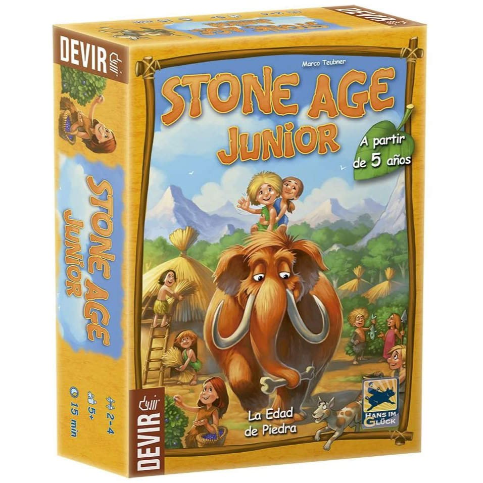 Stone Age Junior - Juego de mesa - Devir - Desde 5 años Board Games
