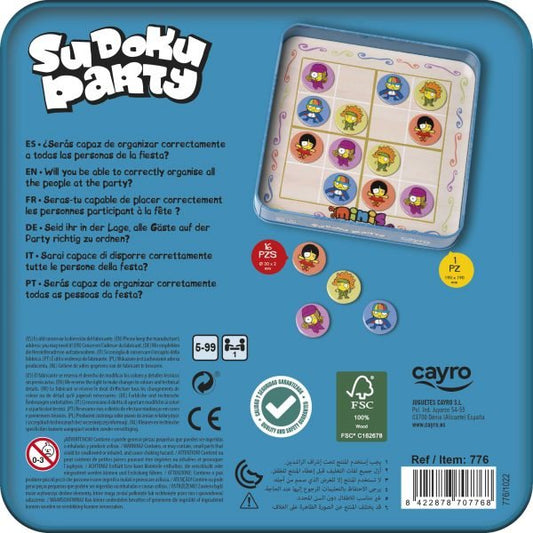 Sudoku Party - Juego de mesa - Cayro - Desde 6 años Board Games