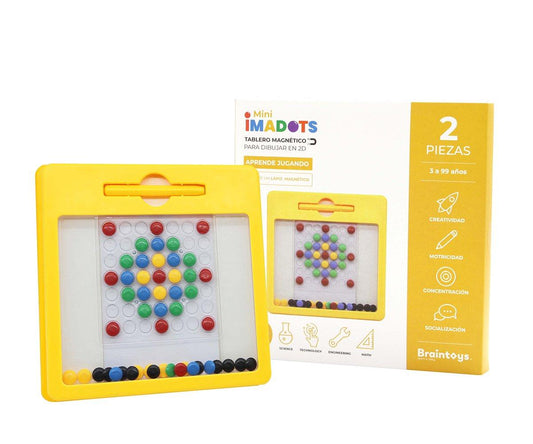 Tablero Magnético Imadots Mini Braintoys desde los 3 años