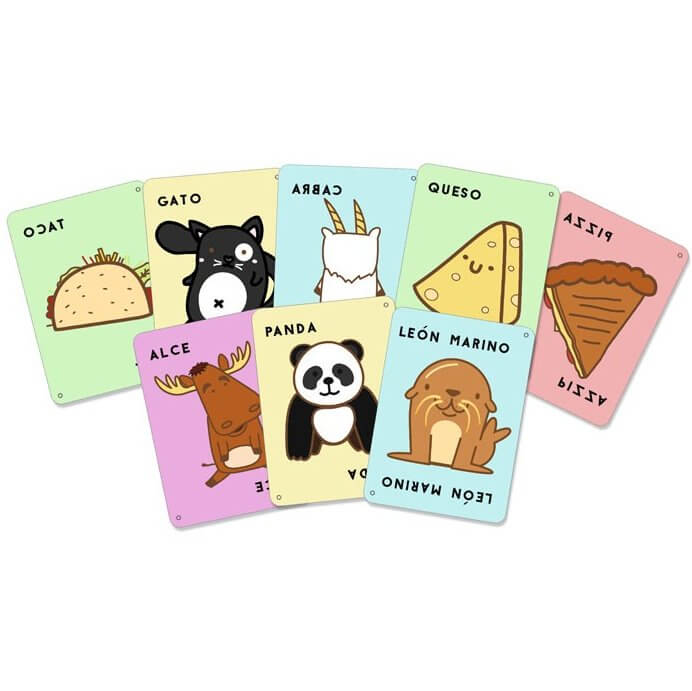 Taco, Vuelta, Cabra, Queso, Pizza - Juego de mesa - Ludilo - Desde 8 años