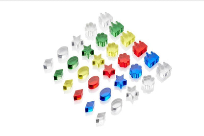 Tesoros translúcidos acrílicos de color Tickit Building Toys