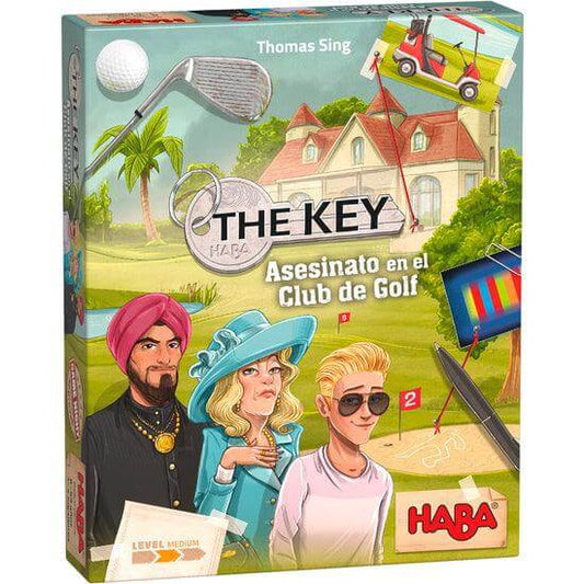 The Key – Asesinato en el Club de Golf - Juego de mesa - Haba - Desde 8 años Board Games