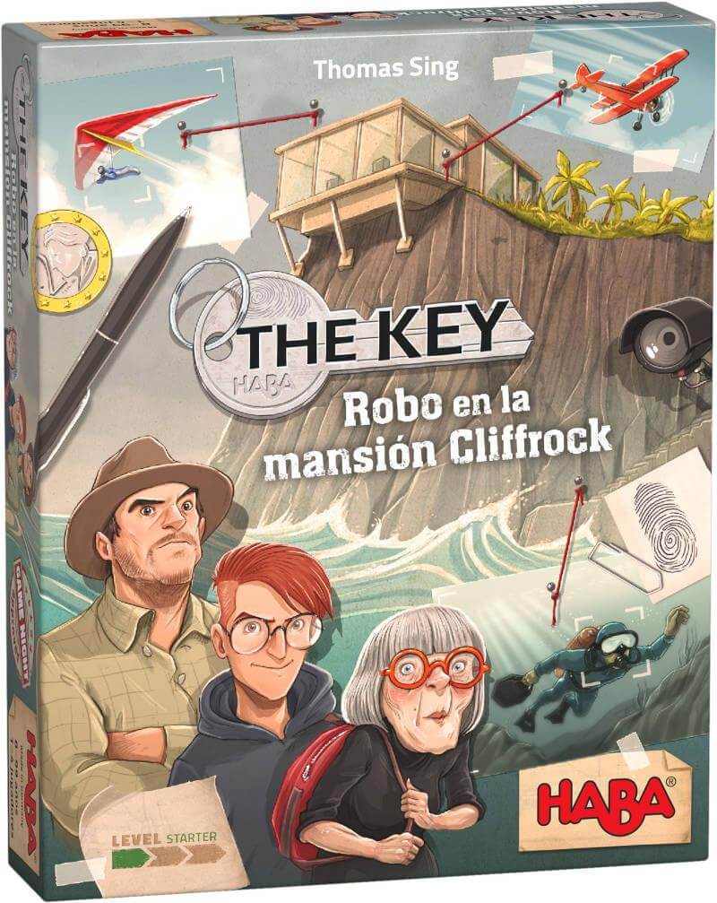 The Key – Robo en la mansión Cliffrock     - Juego de mesa - Haba - Desde 8 años