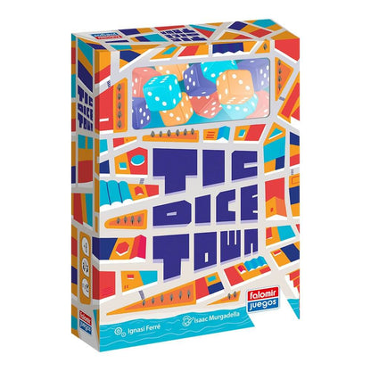 Tic Dice Town - Juego de mesa - FALOMIR - Desde 8 años