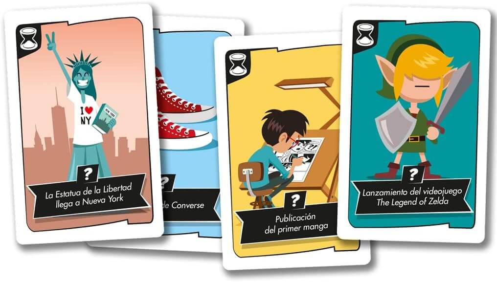 Timeline Twist Pop Culture - Juego de mesa cooperativo desde los 7 años - Mi Juego Bonito