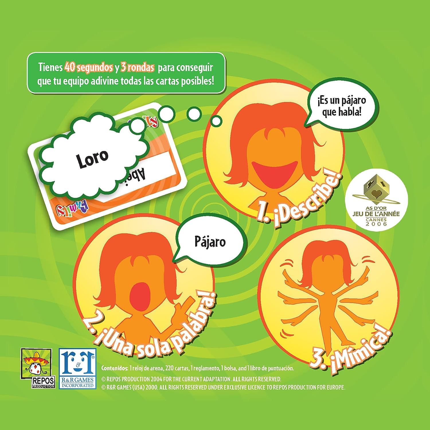 Time's Up ! Family 1 - Juego de mesa - Asmodee - Desde 8 años