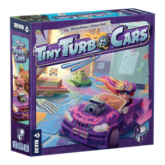 Tiny Turbo Cars - Juego de mesa desde los 10 años - Mi Juego Bonito