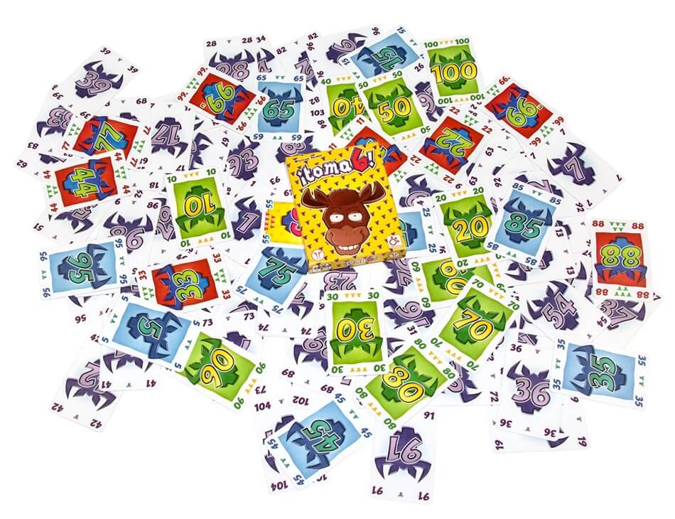 Toma 6, juego de cartas de estrategia y cálculo, 30 minutos, desde 8 años