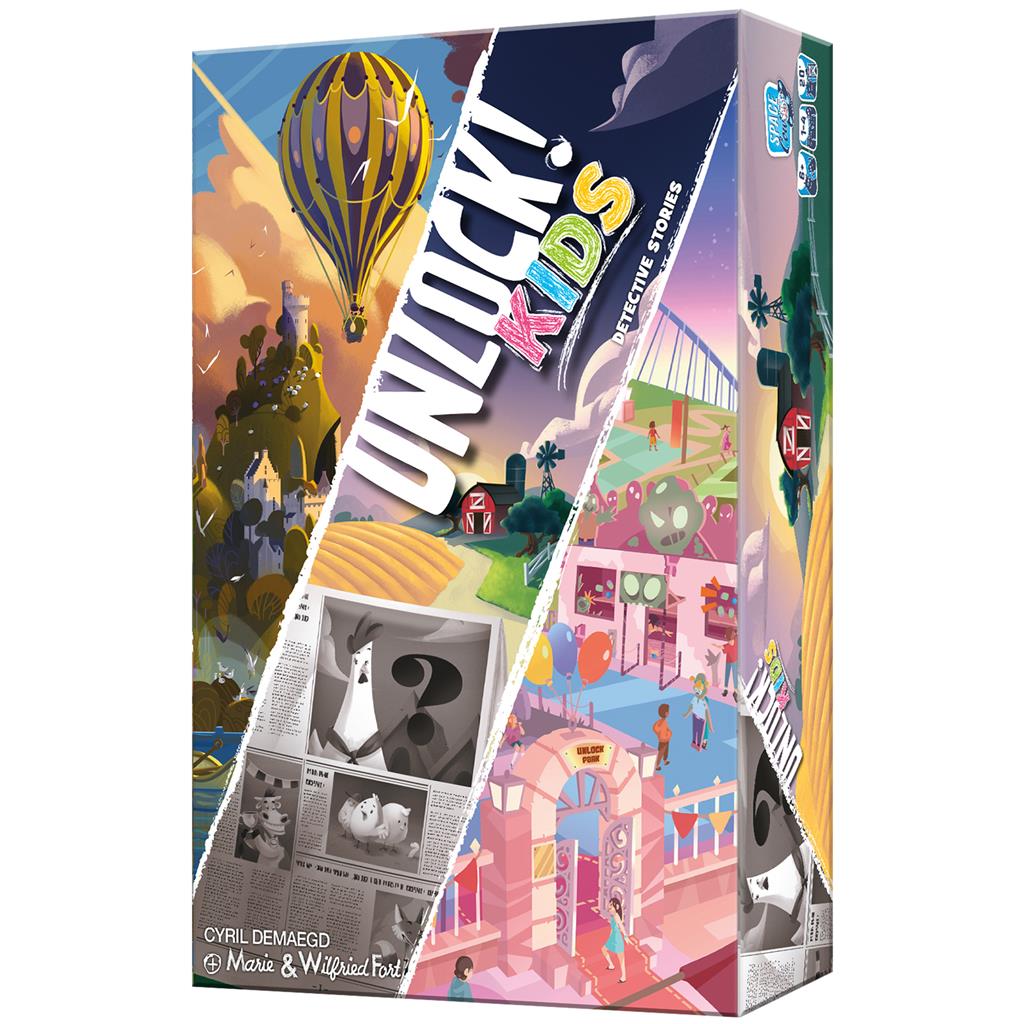 Unlock Kids Detective Stories - Juego de mesa - Asmodee - Desde 6 años Board Games