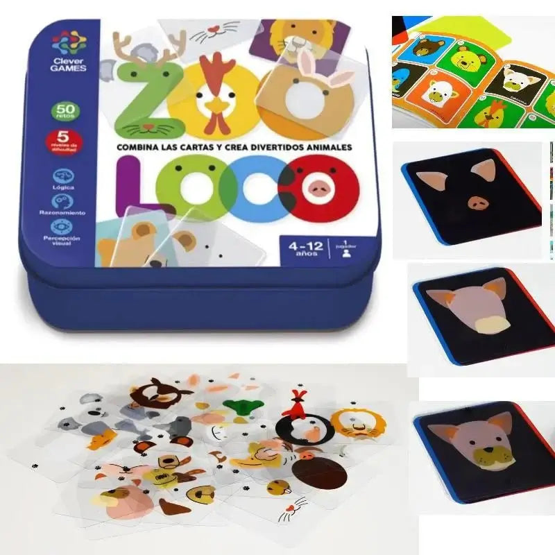 Zooloco - Juego de mesa - Clever Games - Desde 4 años